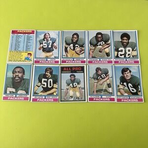 1974 Topps Green Bay Packers Team Set